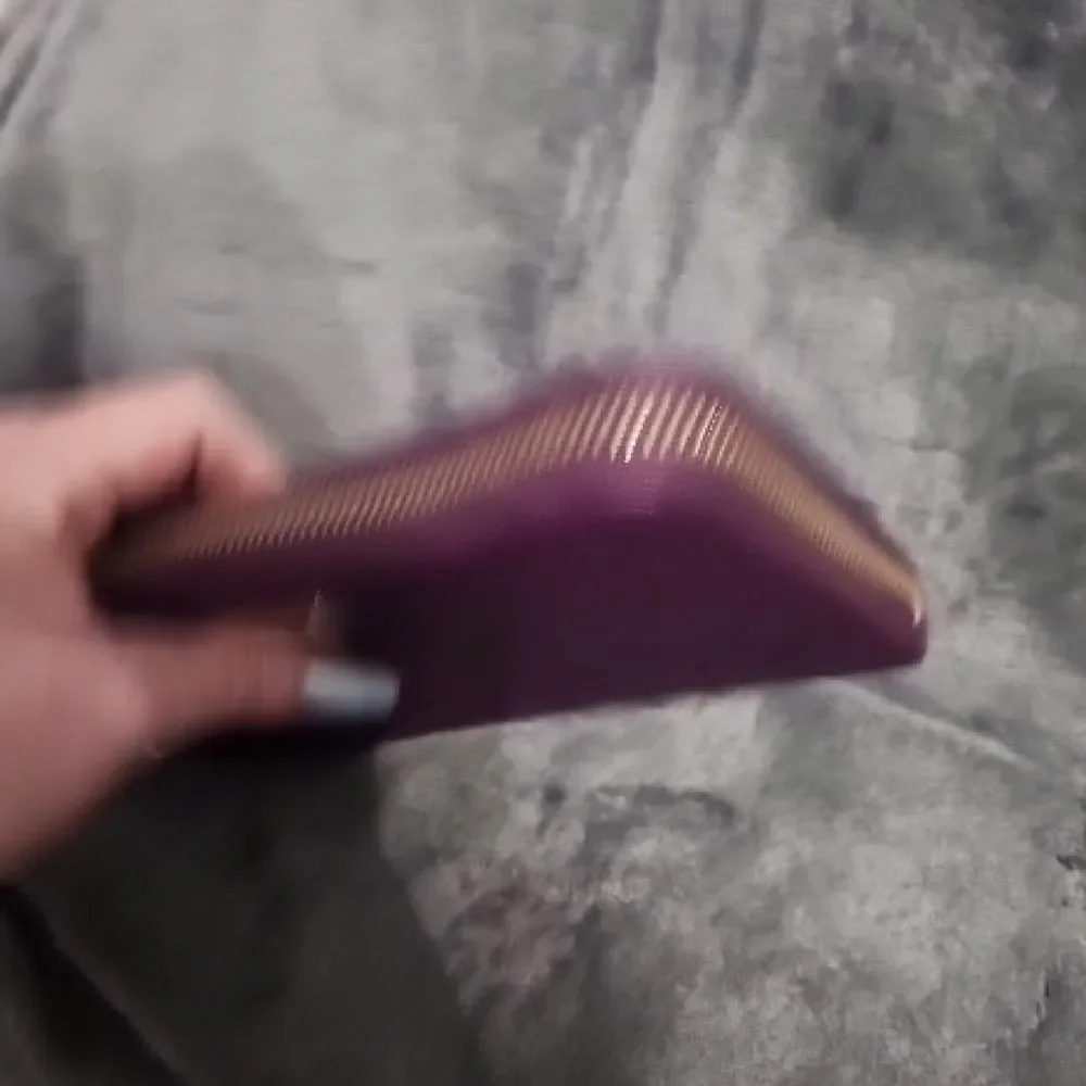 Furla Plum Textured Wallet